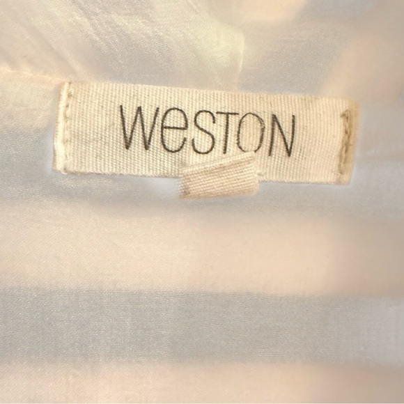 Weston Navy and Cream Striped Open Cardigan Size Small - Picture 5 of 6